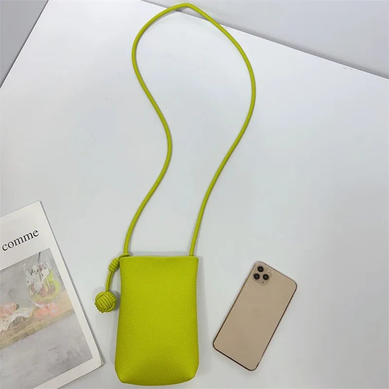 Flap PU Crossbody Phone Purse