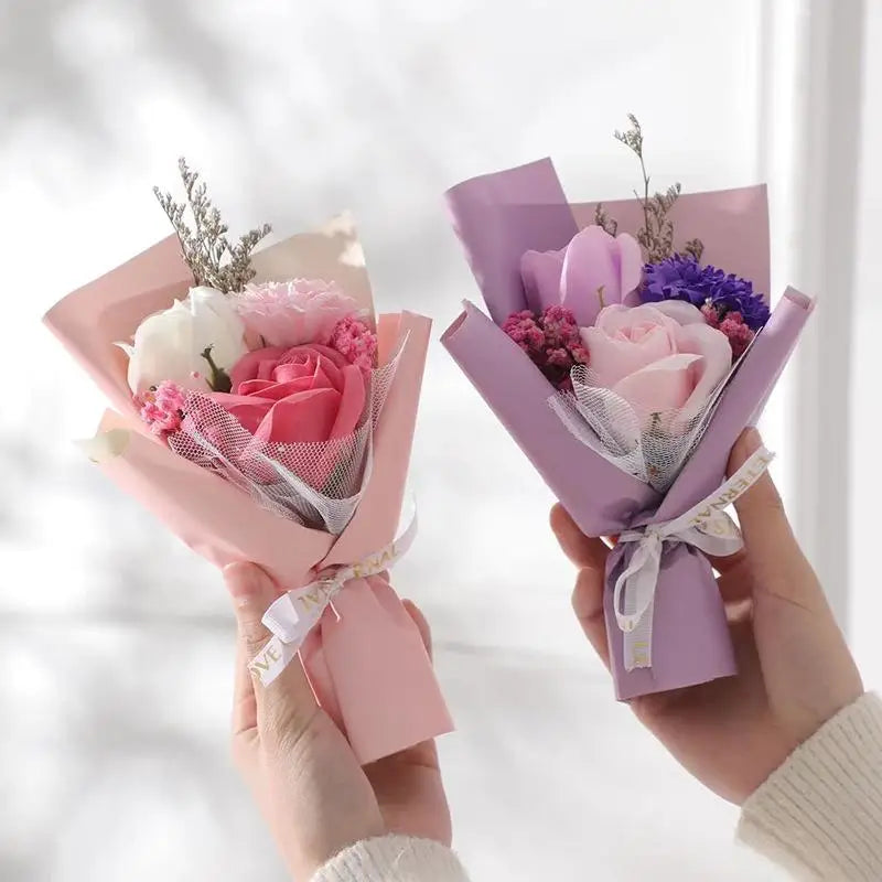 Mini Soap Rose Bouquet Gift Mother's Day