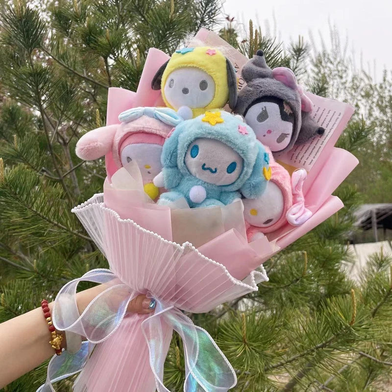Plush Cartoon Bouquet Gift