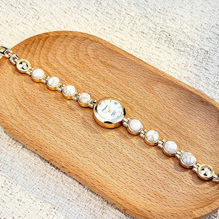 Women's Vintage Stone-Embellished Watch