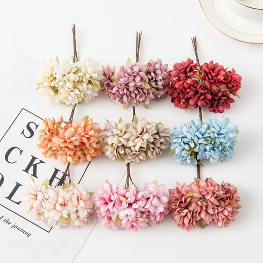 Silk Carnation Mini Bouquet – Artificial Flowers
