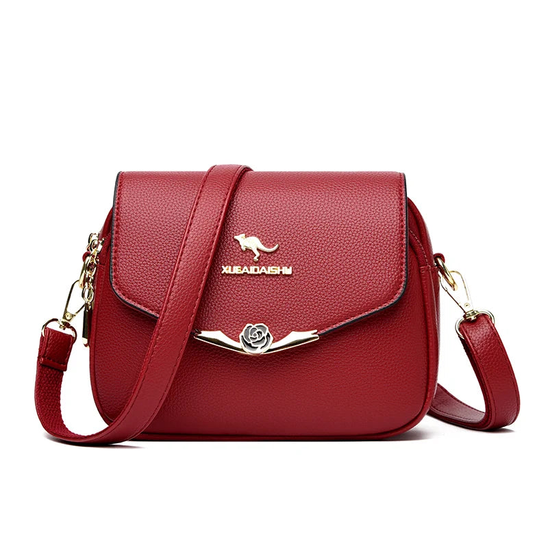Soft Leather Small Messenger Bag