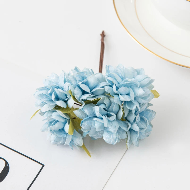 Silk Carnation Mini Bouquet – Artificial Flowers