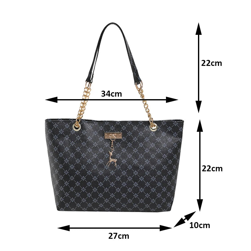 Soft Leather Tote Shoulder