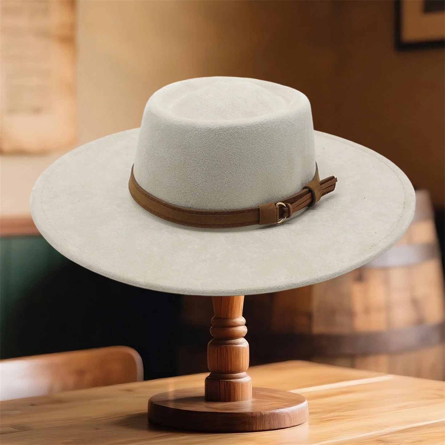 Wide Brim Elegant Top Hat