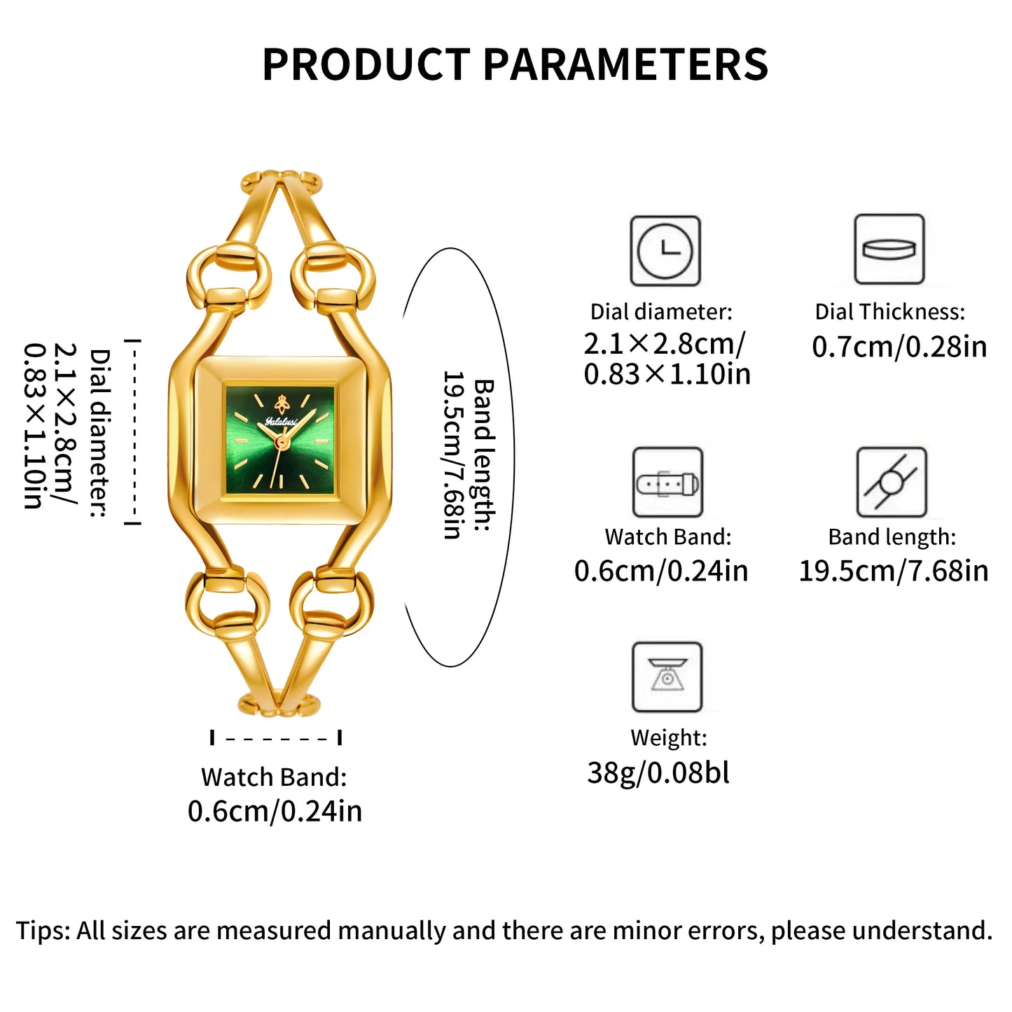Hollow Analog Quartz Wristwatch
