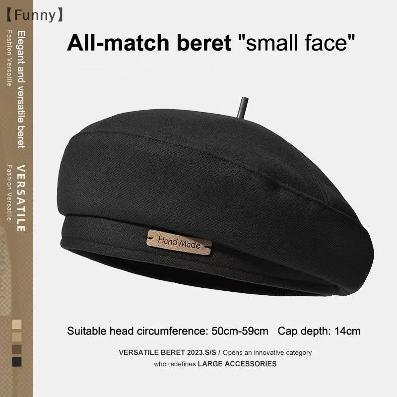 Unisex Wool Beret British Style Painter Hat
