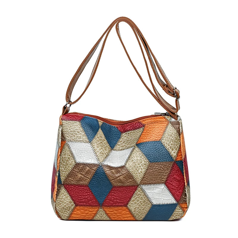 Geometric Colorful Crossbody Bag