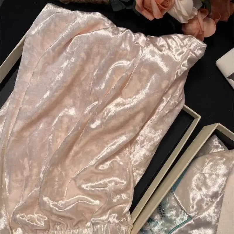 Women's Velvet Floral Pajama Set