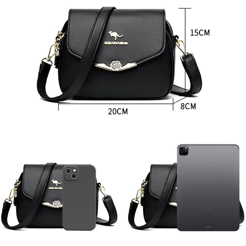 Soft Leather Small Messenger Bag