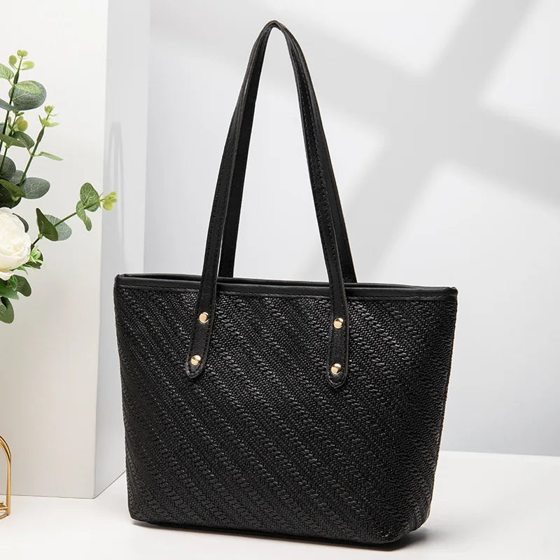 Embossed Floral Bucket Bag