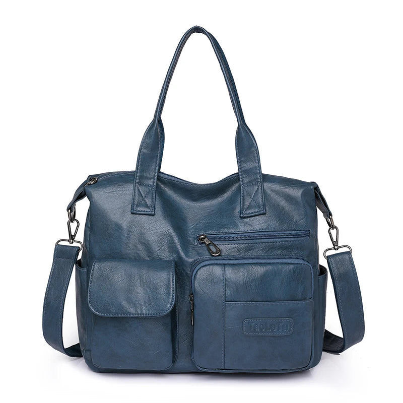 Retro Leather Crossbody Bag