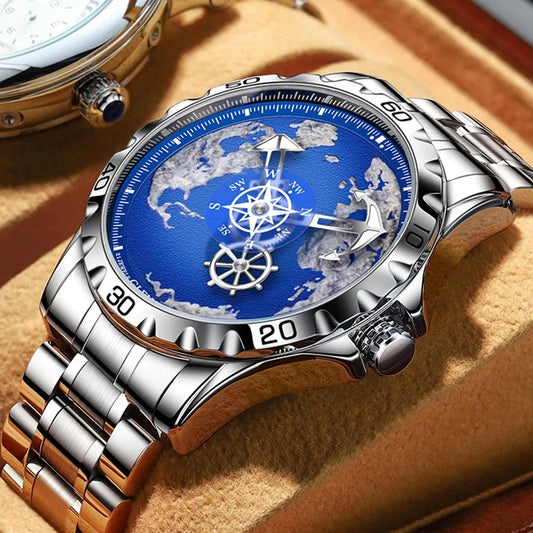 GLENAW Steel Men Watch