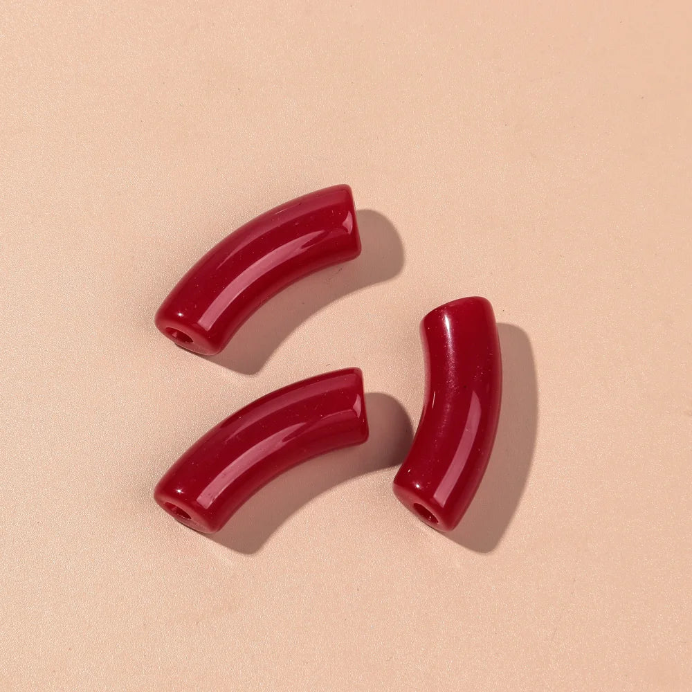 Acrylic Bamboo Tube Bead Set