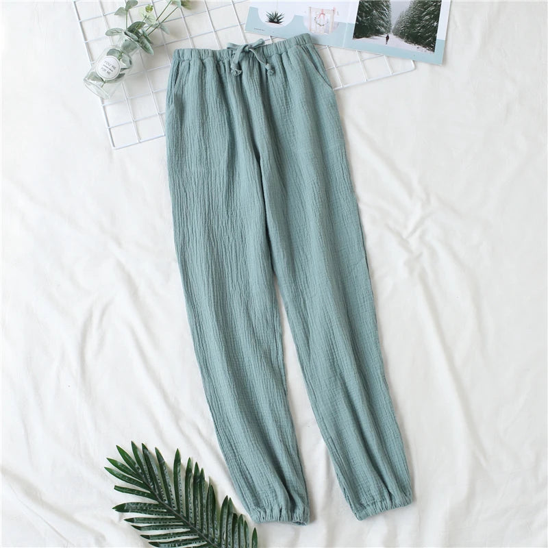 Japanese Cotton Gauze Pajama Pants