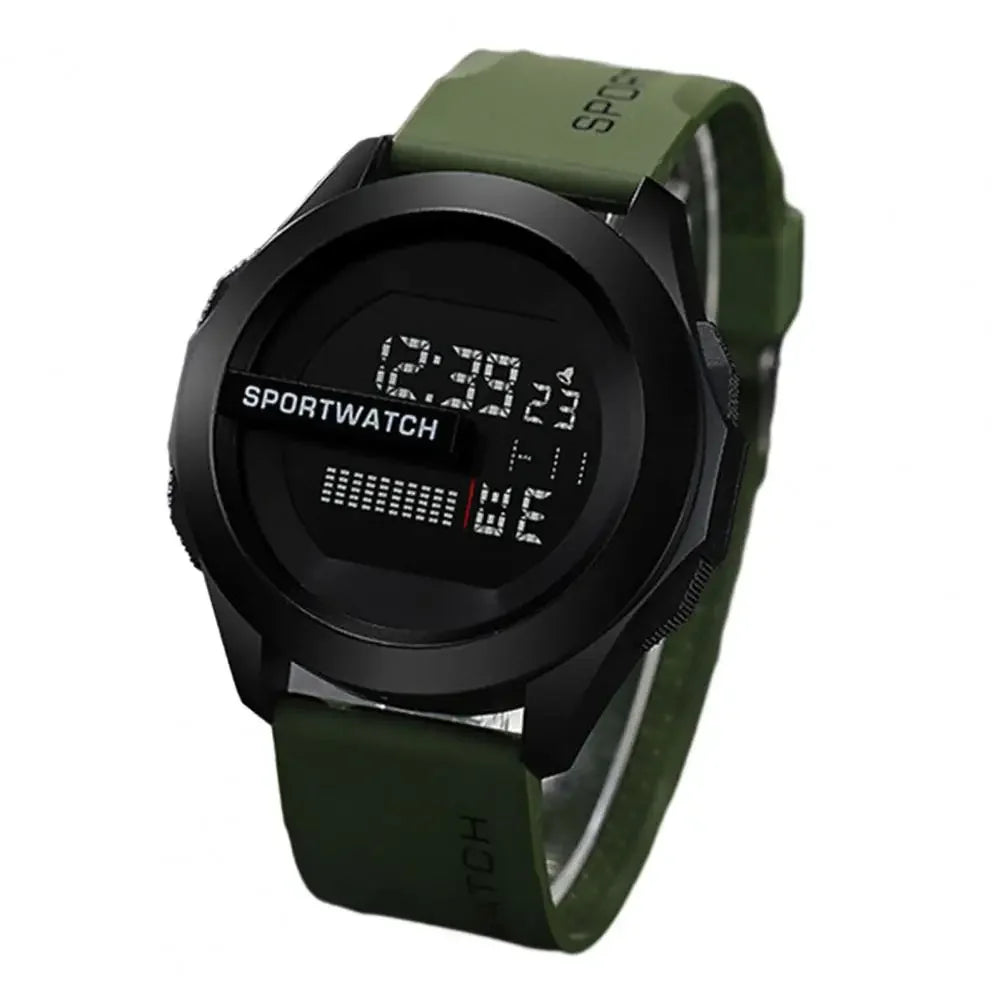 Men's LED Digital Sports Watch with Alarm