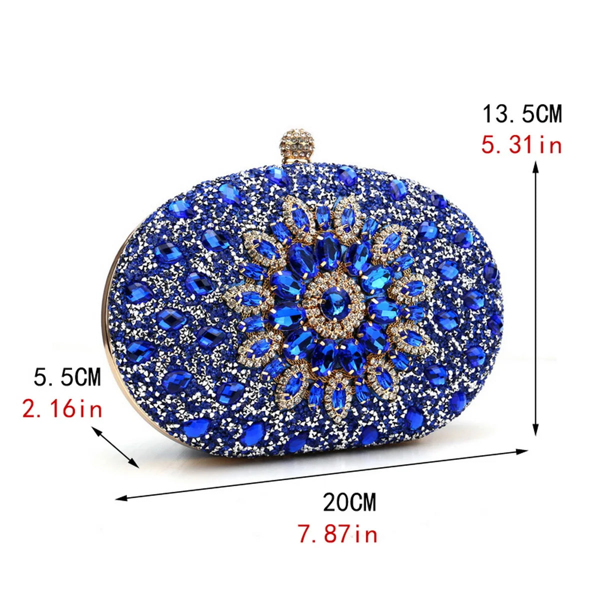 Rhinestone Diamond Evening Clutch