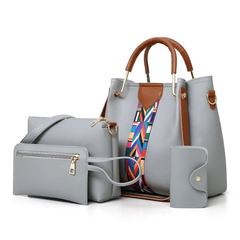 4-Piece Tote Bag Set