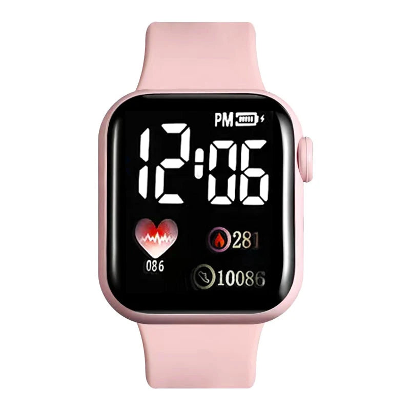 LED Electronic Watch & Jewelry Set