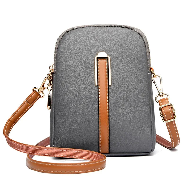 Women's Cowhide Leather Crossbody Shoulder Bag