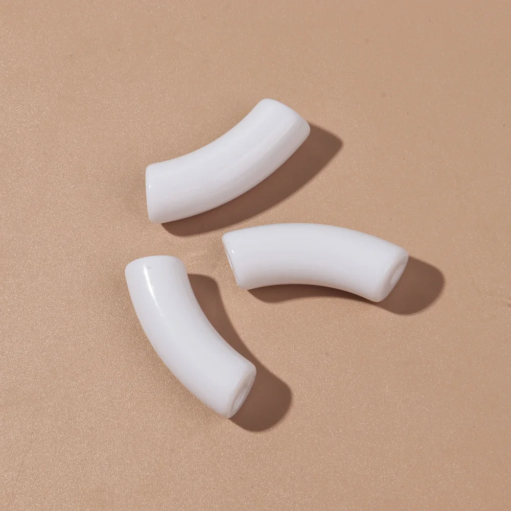 Acrylic Bamboo Tube Bead Set