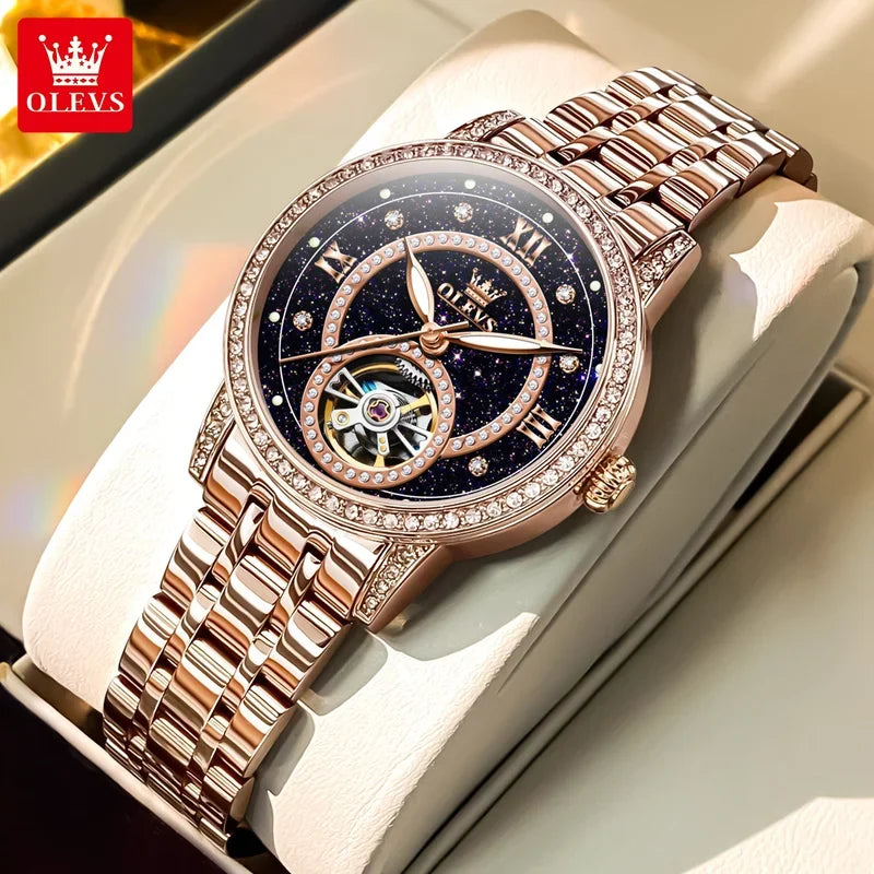 Hollow Mechanical Watch Women