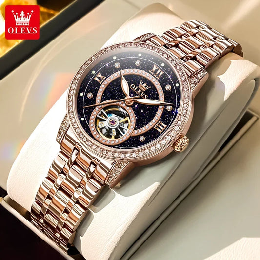 Hollow Mechanical Watch Women
