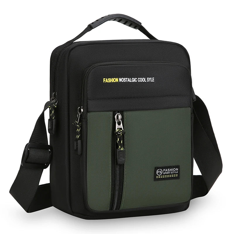 Men's Multi-Pocket Crossbody Bag