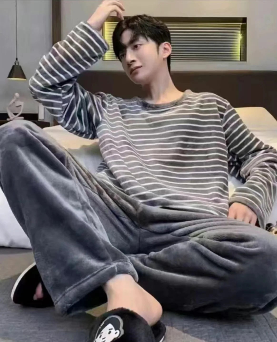 Men's Warm Family Pajama Set