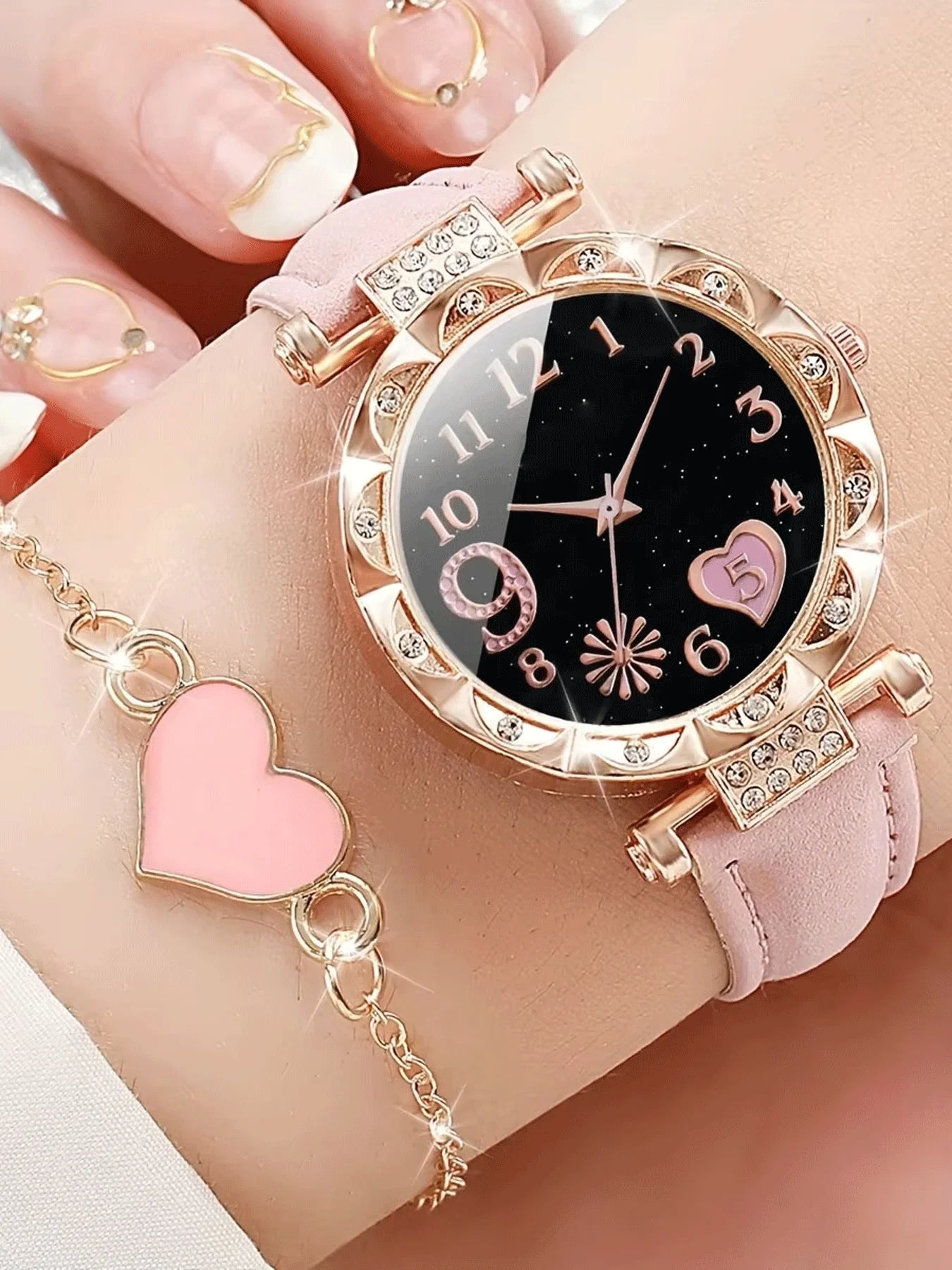 Women's Elegant Watch Set (2pcs)