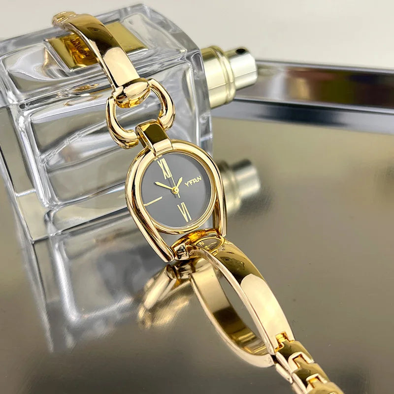 Retro Button Bracelet Watch