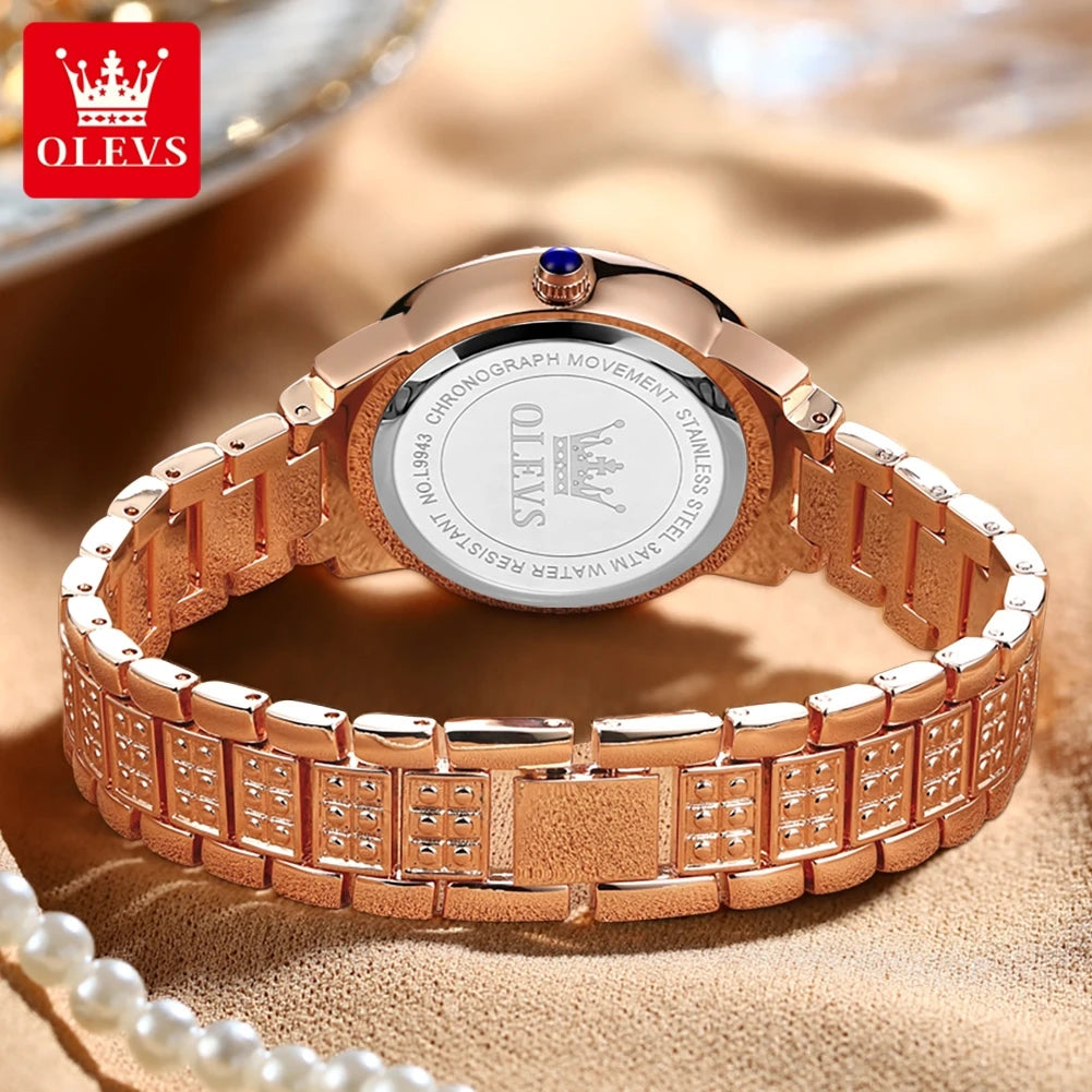 OLEVS Diamond Dial Ladies Watch