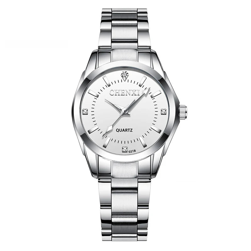 Women's Luminous Steel Analog Quartz Watch
