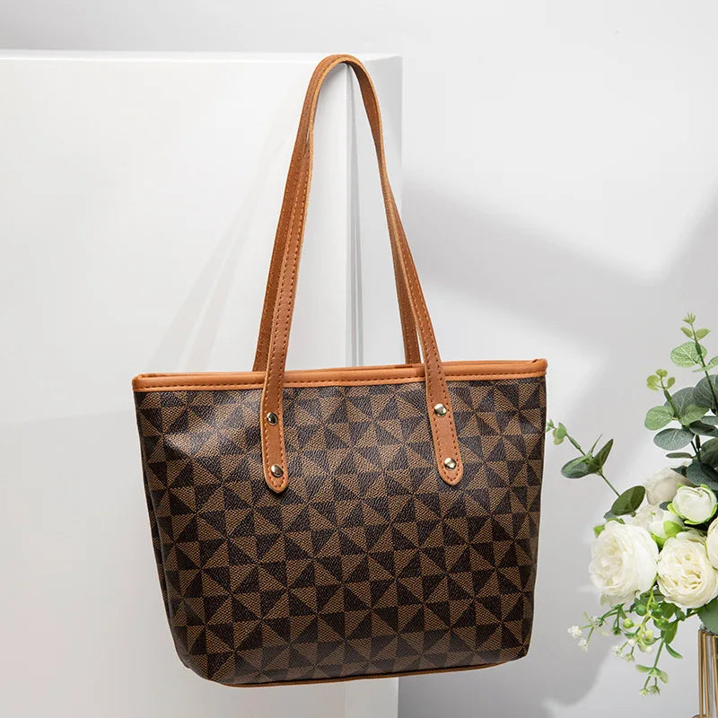 Embossed Floral Bucket Bag