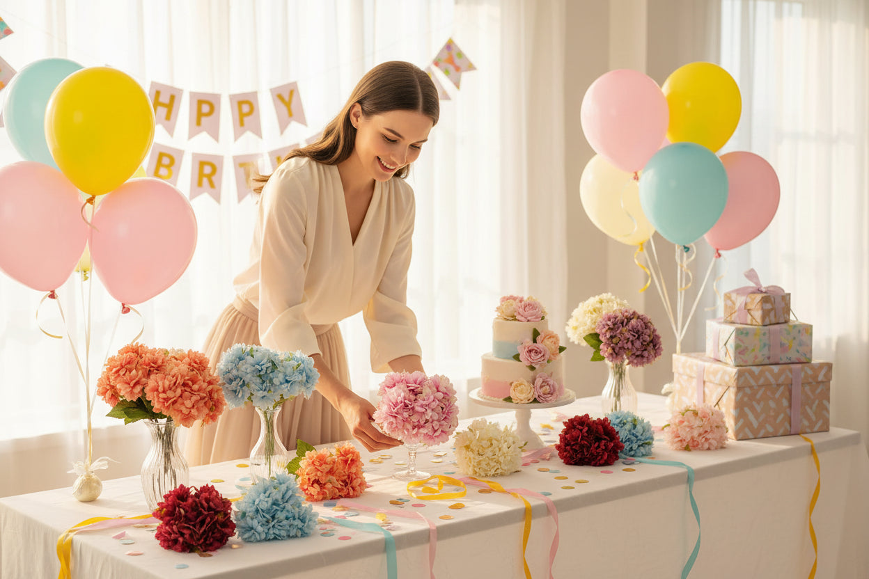 Silk Carnation Mini Bouquet – Artificial Flowers