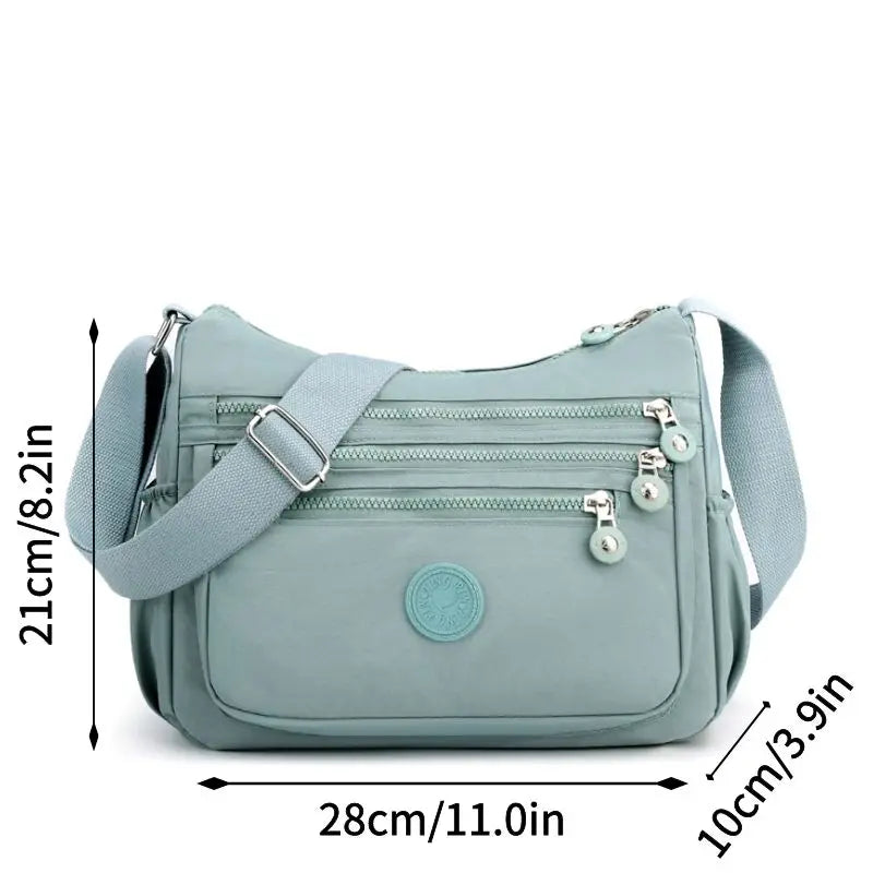 Women's Waterproof Nylon Crossbody Bag