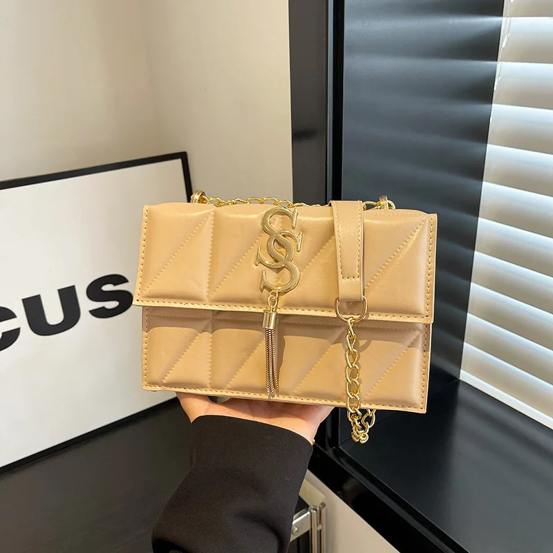Argyle Crossbody Bag Metal