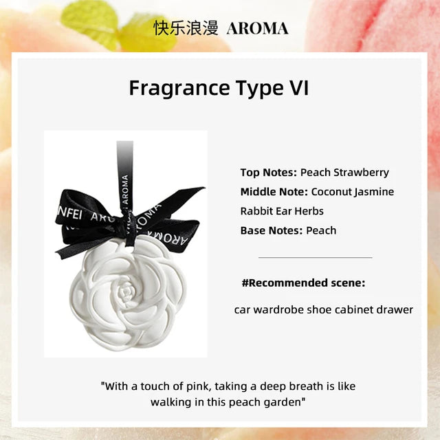 Gypsum Flower Car Freshener