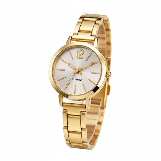 Women's Steel Strap Analog Quartz Watch