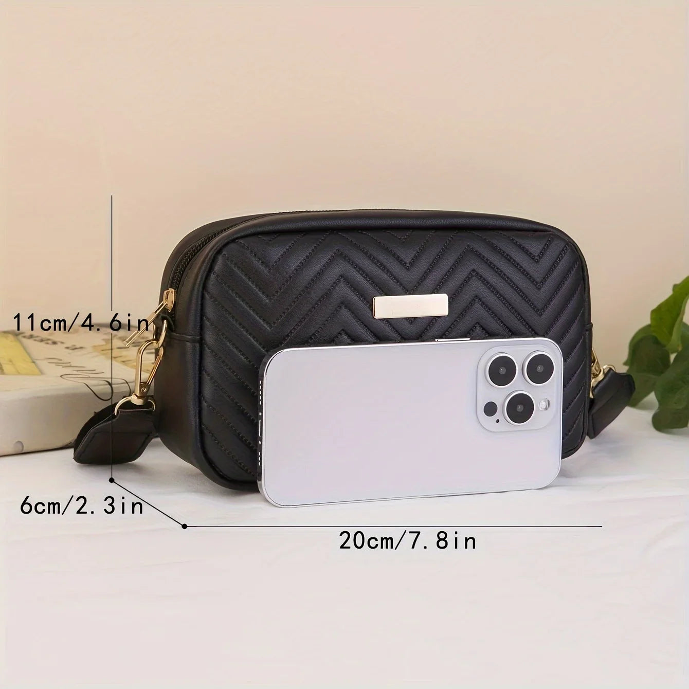 Quilted Mini Crossbody Wallet Bag