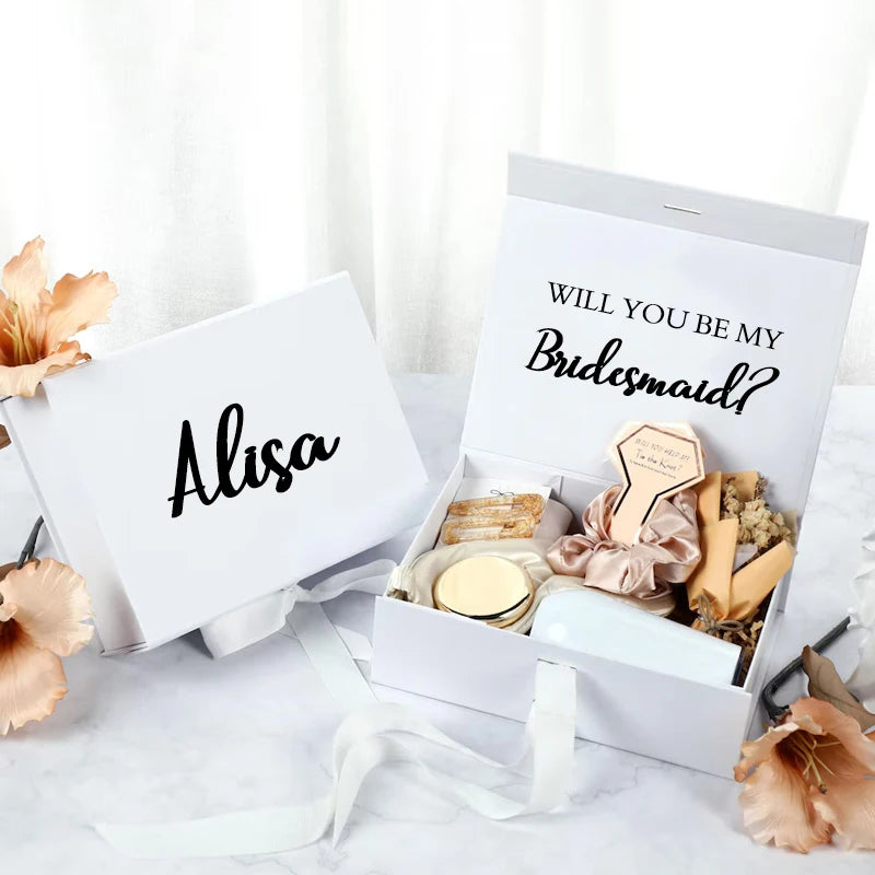 Custom Magnetic Gift Box Bridesmaid Wedding