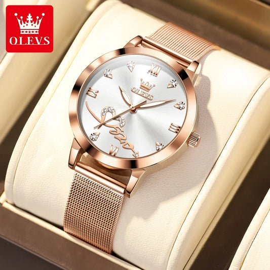OLEVS Women's Luminous Quartz Watch Steel