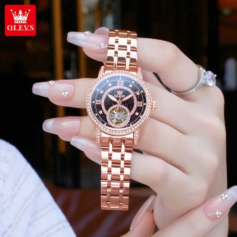 Hollow Mechanical Watch Women