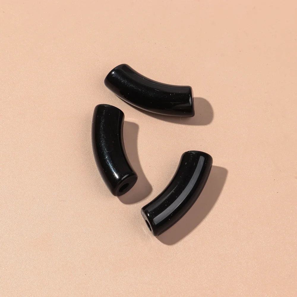 Acrylic Bamboo Tube Bead Set