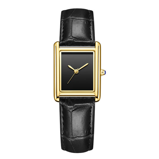 Couple Leather Quartz Watch Set