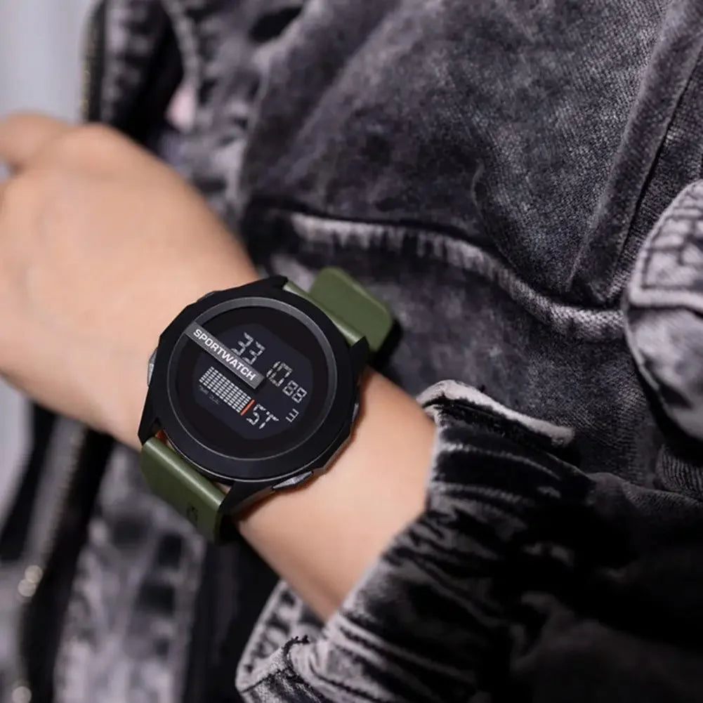 Men's LED Digital Sports Watch with Alarm