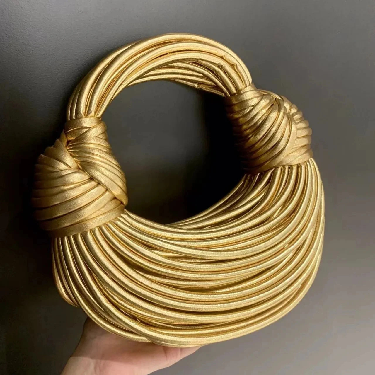 Woven Rope Evening Clutch