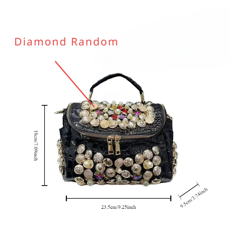 Diamond Evening Crossbody Bag