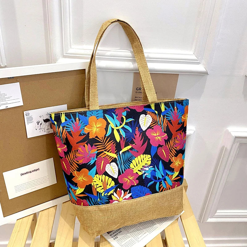 Floral Large Tote Shoulder Bag