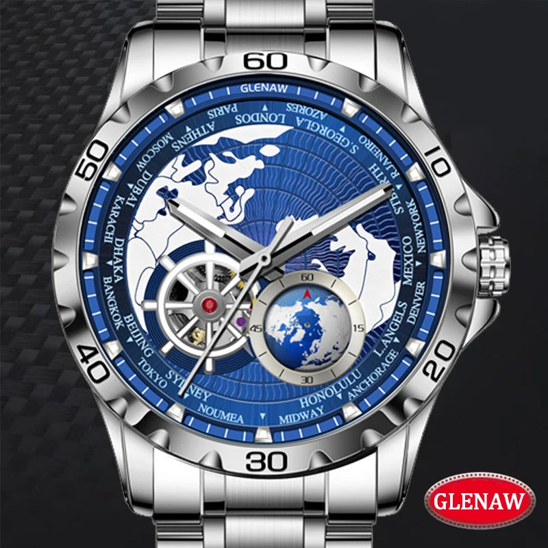 GLENAW Earth Mechanical Watch